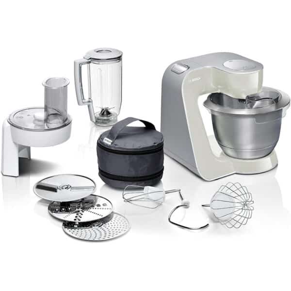 Bosch MUM Serie 4 Küchenmaschine – 1000 W, 3,9 L Schüssel, Mixer, Rührwerk & Schnitzler