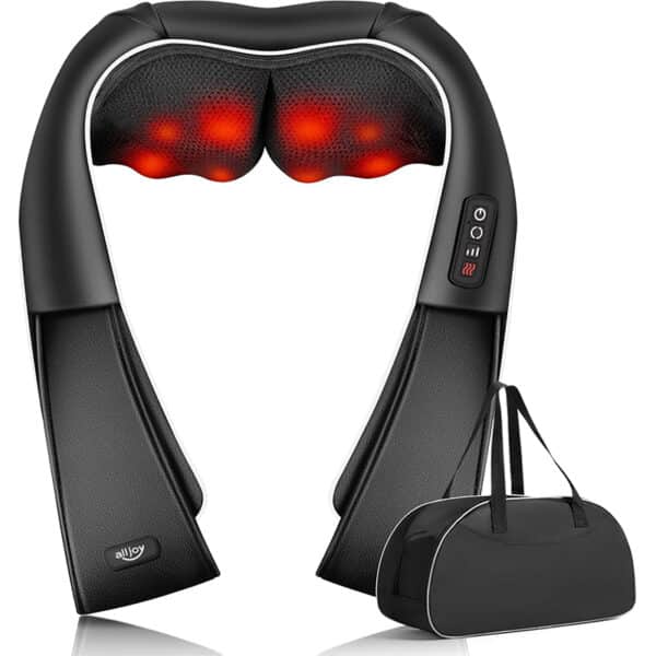 Nackenmassagegerät mit Wärme Shiatsu Massagegerät Rücken, Elektrische Schulter Massagegerät für Nacken