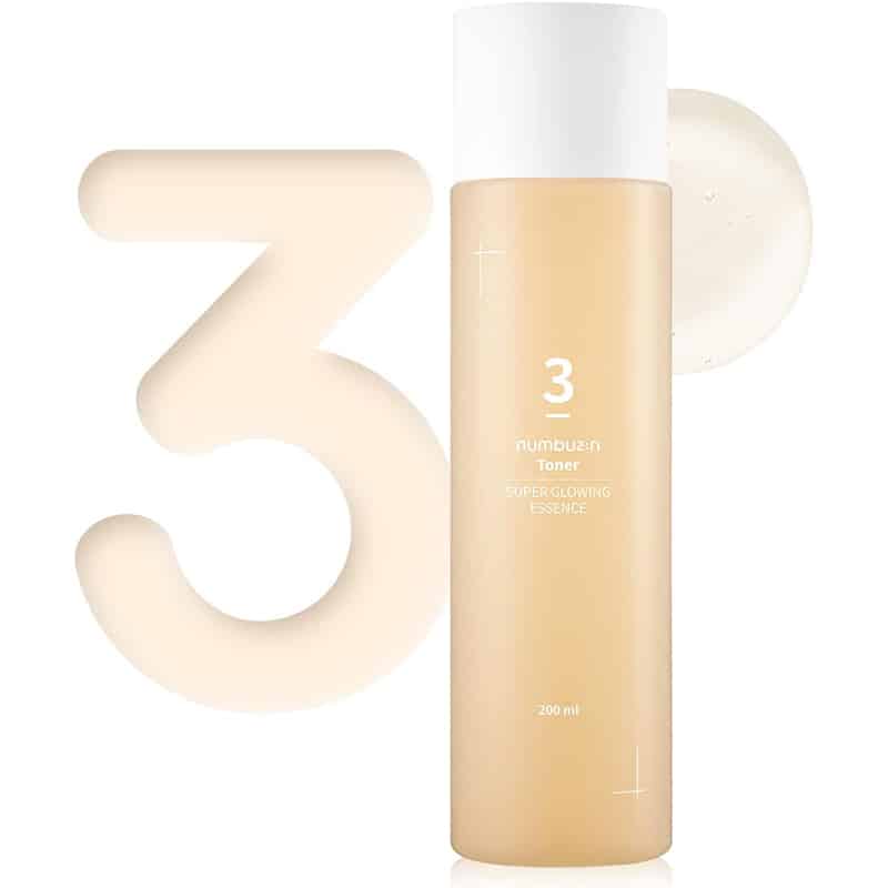 numbuzin numbuzin Nr.3 Glow Toner | Fermentierter Essence-Toner für strahlende & straffe Haut | 200 ml