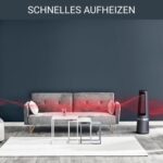 Rowenta Eclipse QU5062 – 3in1 Luftreiniger, Heizlüfter & Ventilator, für bis zu 30 m², Schwarz/Grau 2/2