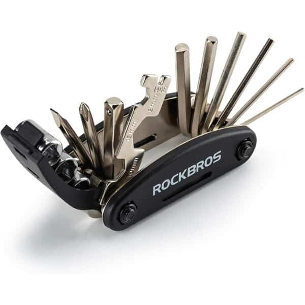 ROCKBROS 16-in-1 Fahrrad-Multitool – Faltbares Reparaturset