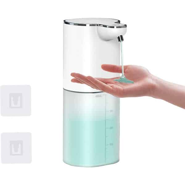 Automatischer Seifenspender 400ml - Wiederaufladbar, Wandmontage, 4 Stufen, IPX5 Wasserdicht