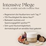 mellow NOIR XTREME Rich Repair Cream 50 ml – Reichhaltige Feuchtigkeitscreme für trockene & sensible Haut – Bild 4