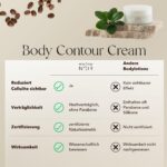 mellow NOIR Body Contour Cream 200 ml – Straffende Körpercreme gegen Cellulite – Für Bauch, Beine und Oberarme – Schnell einziehend – Bild 2