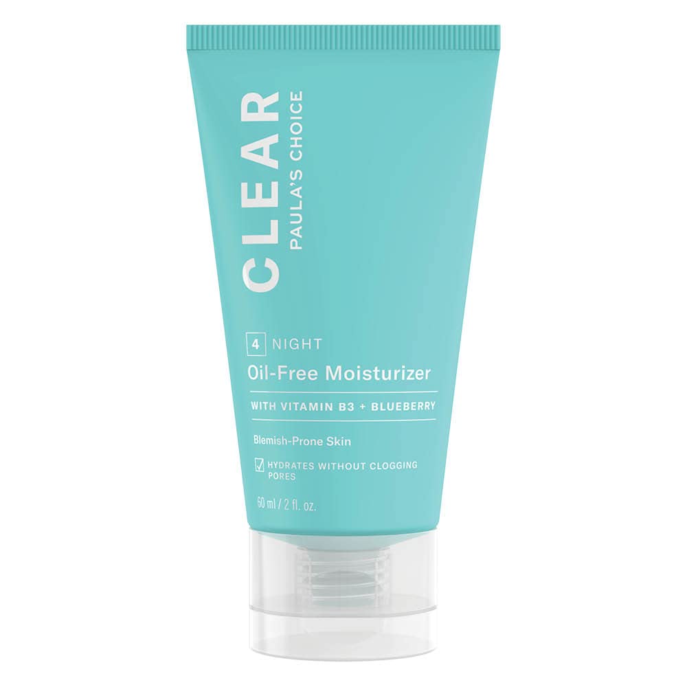 41CzSExCs4L._SY1000_.jpg PAULA'S CHOICE Clear Oil-Free Nachtcreme 60 ml – Ölfreie Feuchtigkeitspflege für Akne & Mischhaut – Bild 1