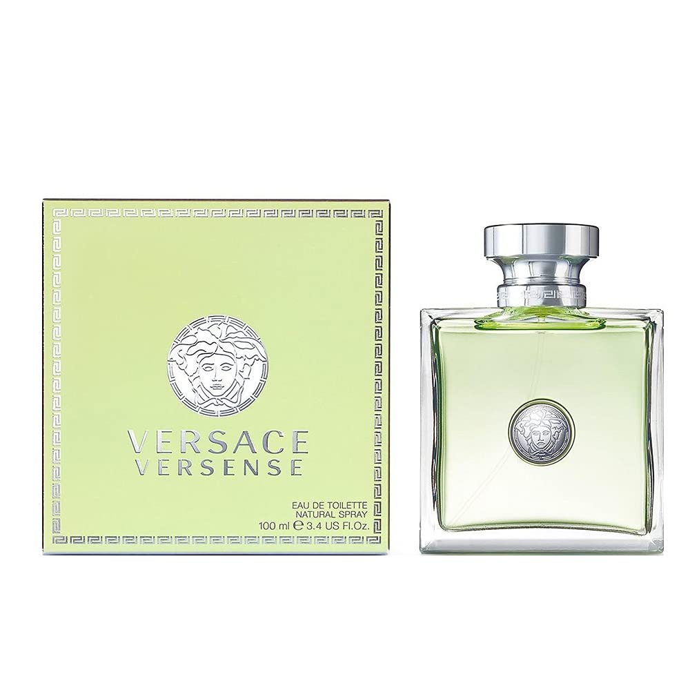 51FC0RJES._SY1000_.jpg Versace Versense EDT 100 ml – Frisches Damen-Parfum mit langanhaltender Frische – Bild 1