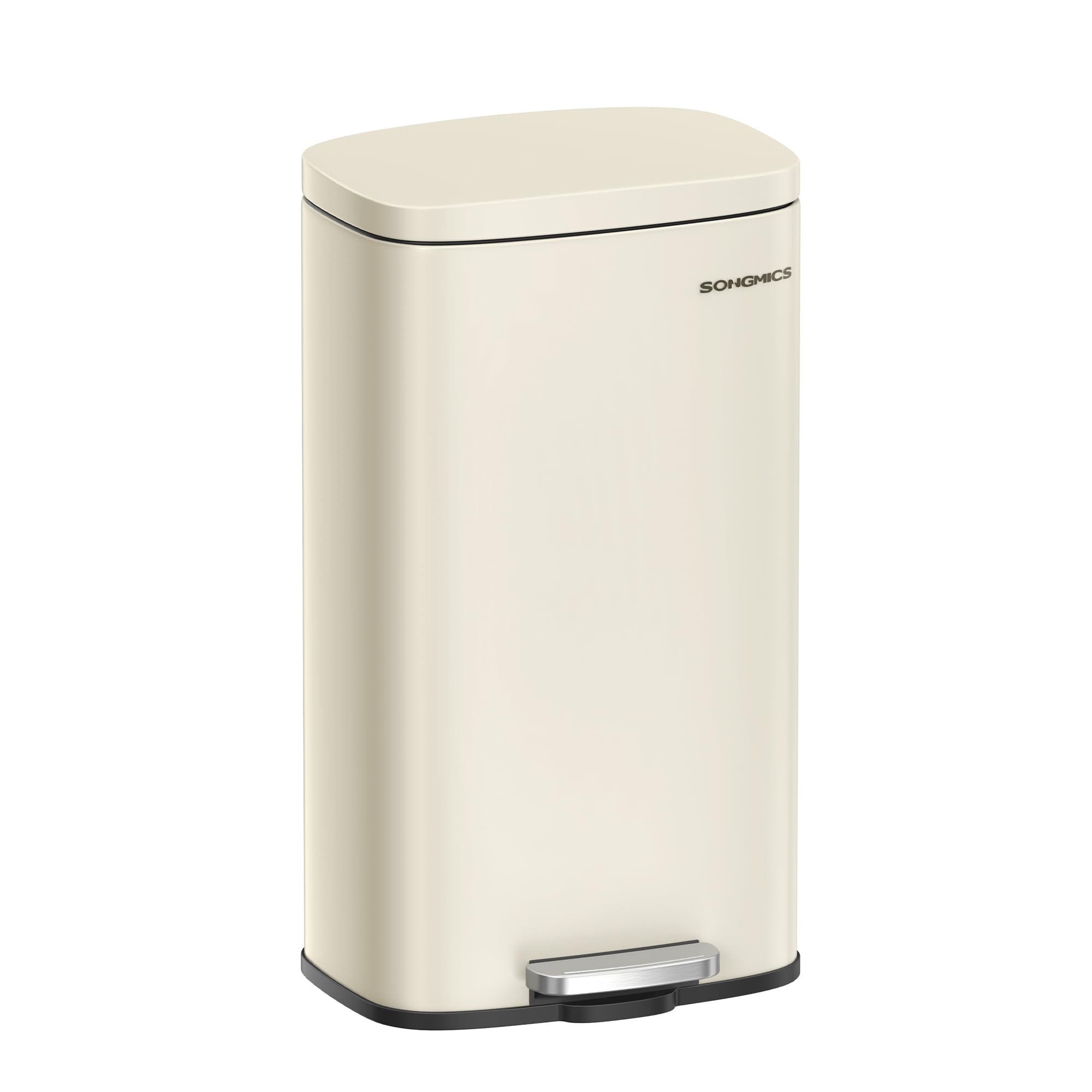 51FaNaejssL._SY2000_.jpg SONGMICS Treteimer 30 Liter mit Softclose-Deckel – Edelstahl Mülleimer für die Küche – Bild 1