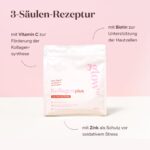 Glow25 Kollagen Plus Pulver 3x450g – Hydrolysat mit Vitamin C, Zink & Biotin – Bild 5