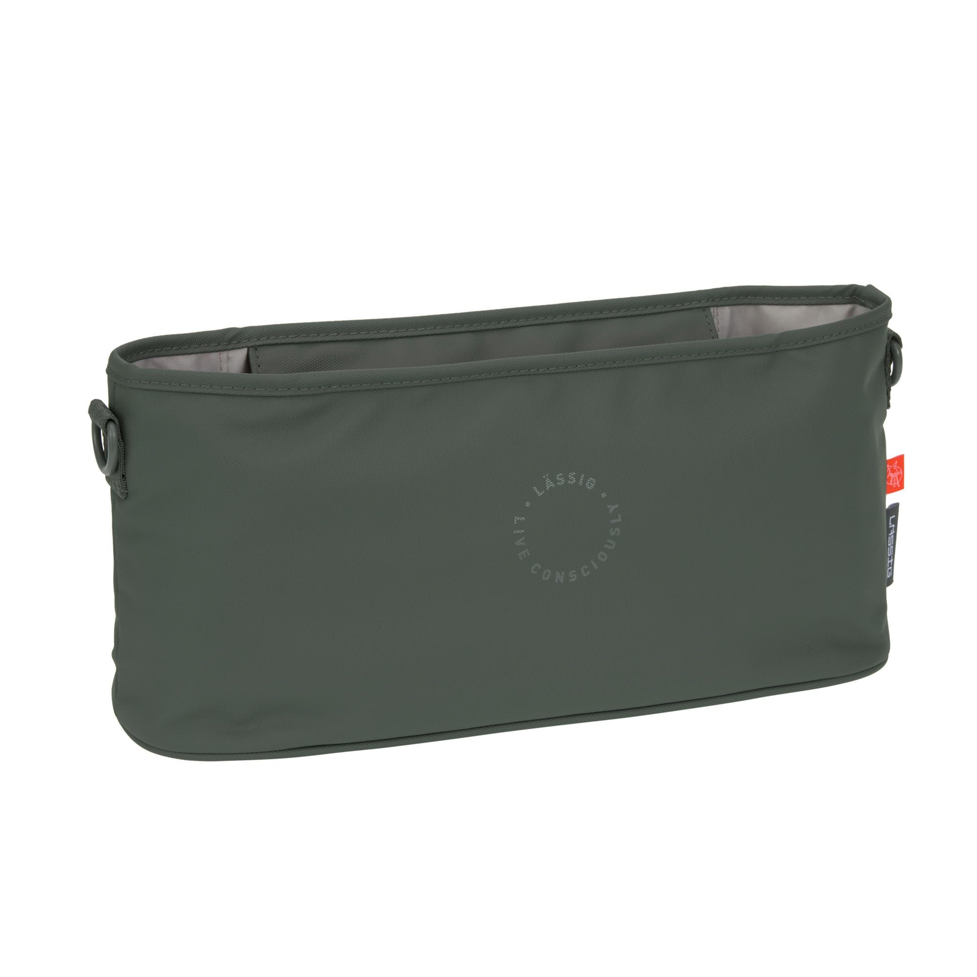 614ENwVnLML._SY2000_.jpg LÄSSIG Kinderwagen Organizer Dark Olive – Praktische Befestigung für alle Essentials – Bild 1