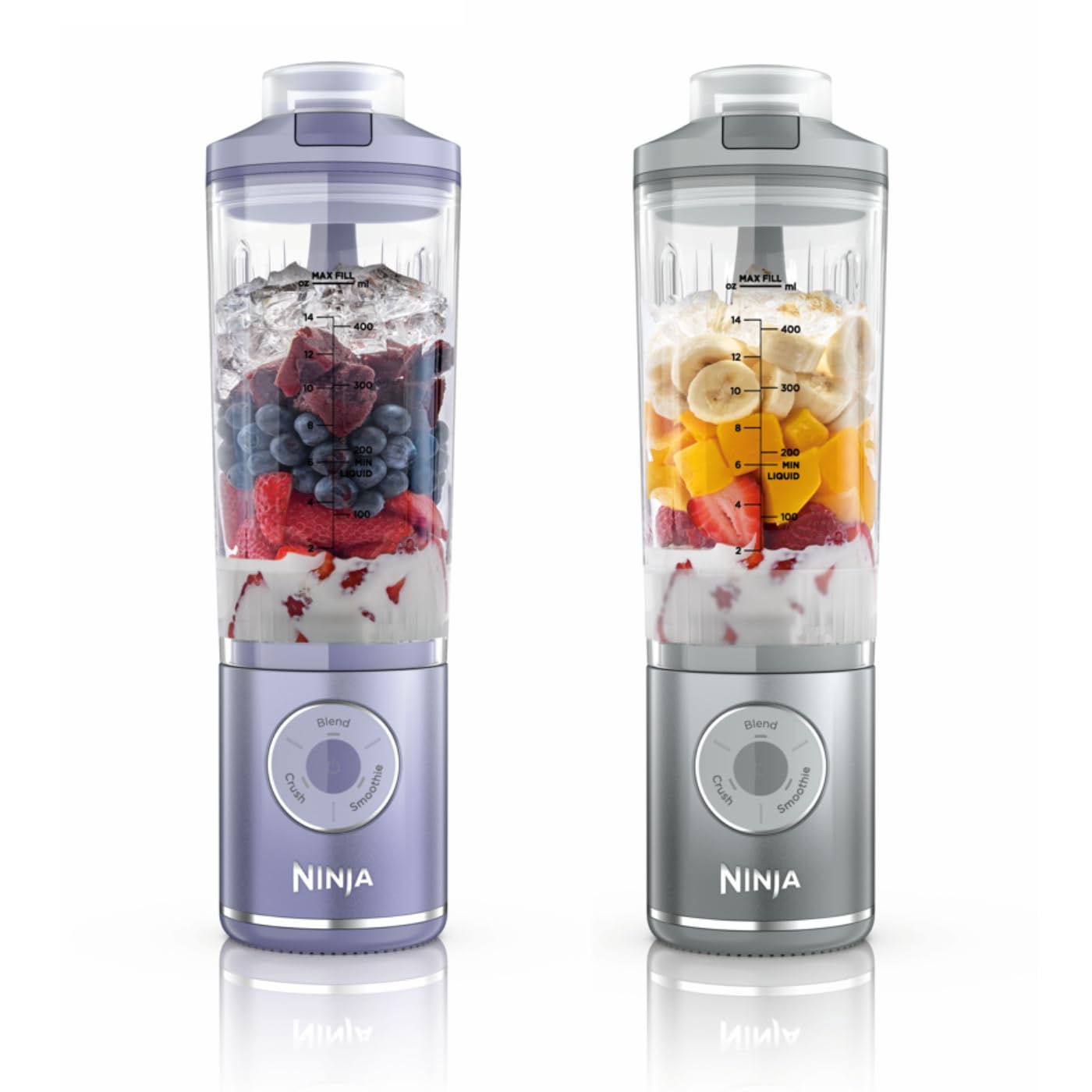 61CvzRSh5TL._SY1400_.jpg Ninja Blast Max Doppelset – Tragbarer Smoothie Mixer mit starkem Akku für unterwegs – Bild 1