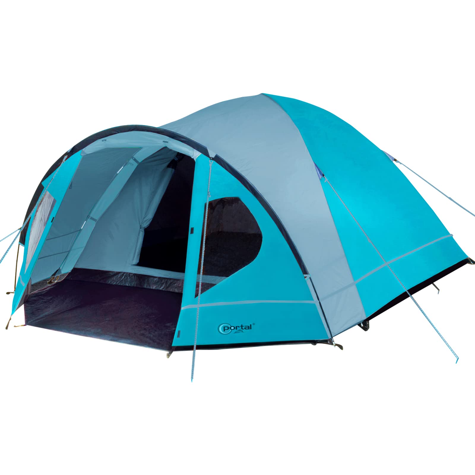 61E3XxFoGCL._SY1600_.jpg Portal Kuppelzelt 3-4 Personen mit Vorzelt – Wasserdicht 4000mm für Camping & Trekking – Bild 1