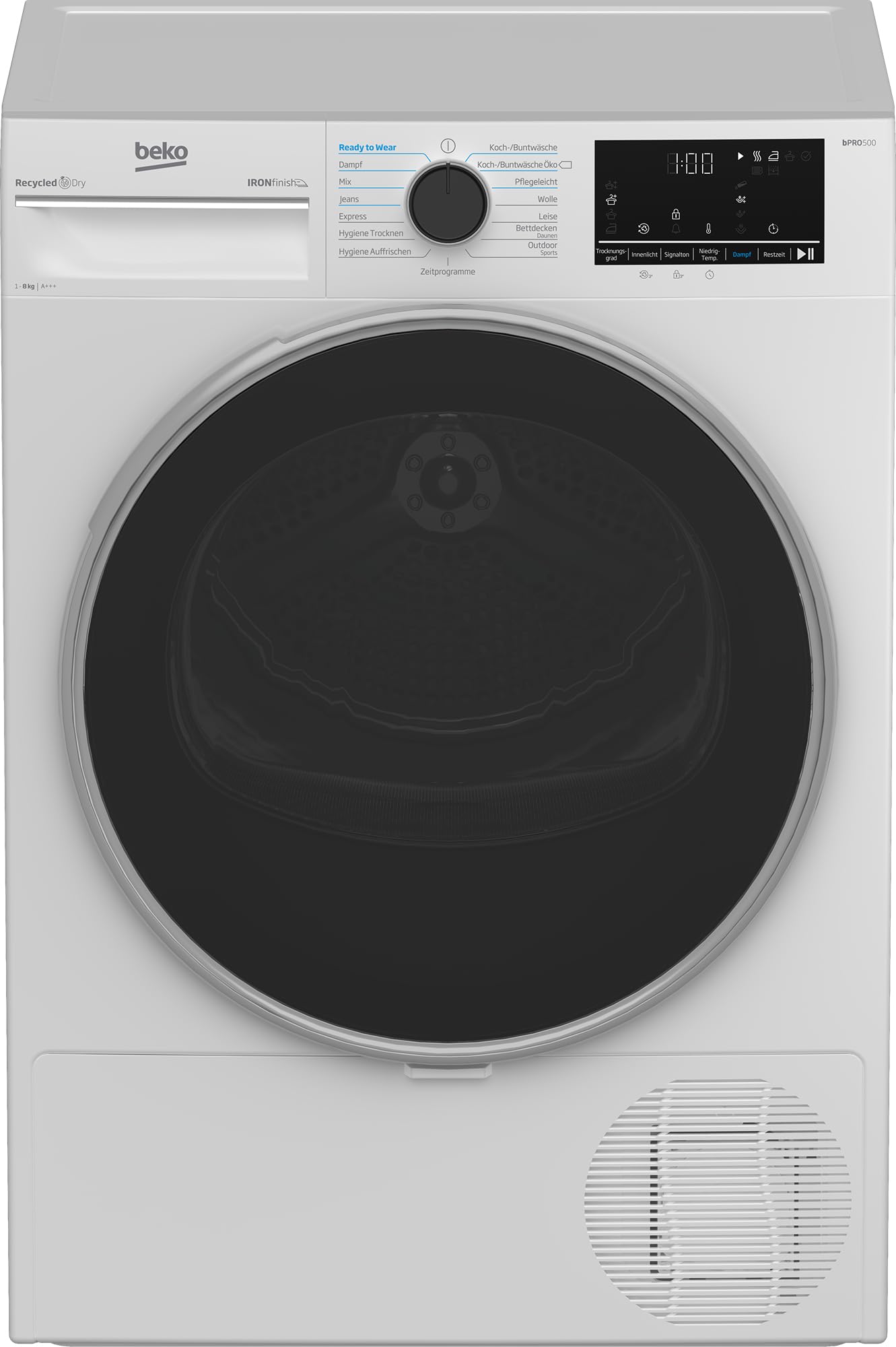 61IxXOYa-uL._SY2000_.jpg Beko B5T4824IF Wärmepumpentrockner 8 kg – Energieeffizient mit IronFinish & Hygiene – Bild 1
