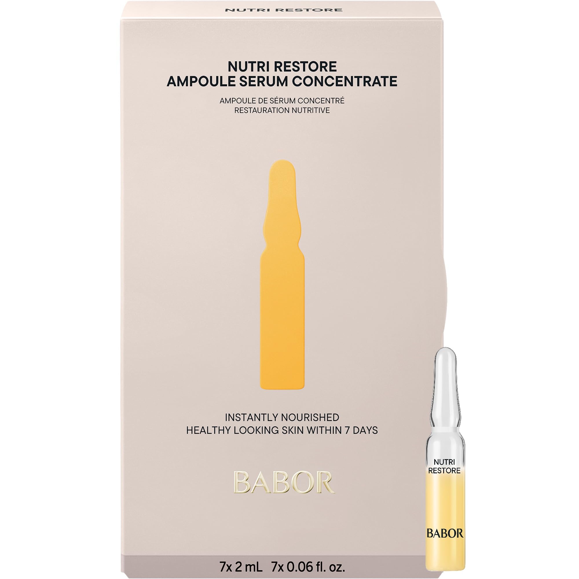 61J9WPoXSL._SY2000_.jpg BABOR Nutri Restore Ampullen 7x2ml – Intensive Hautbarrieren-Kur mit 19 Mikronährstoffen – Bild 1