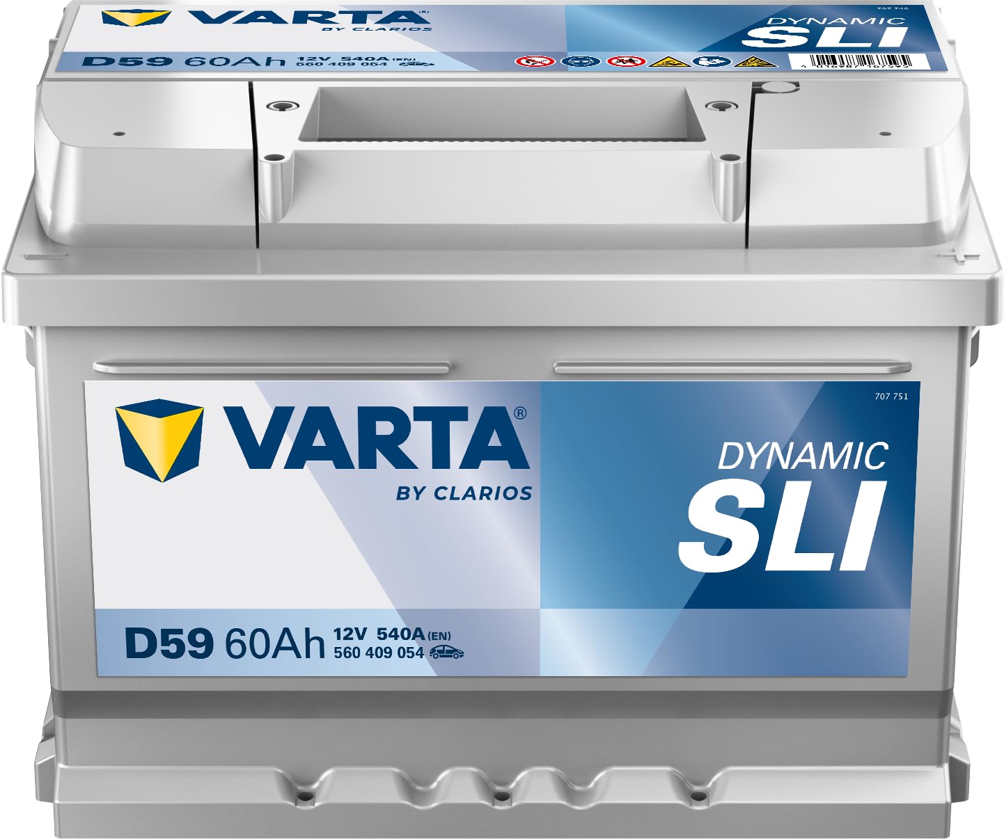 61S-EEJdcbL._SY1206_.jpg VARTA Blue Dynamic D59 Autobatterie 12V 60Ah – Zuverlässige Startleistung für Ford & Opel – Bild 1