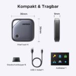 UGREEN Finetrack 4er Set – Apple-zertifizierter Bluetooth Tracker mit USB-C & 12 Monate Akku – Bild 9