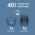 Philips Bartschneider Serie 5000 – Selbstschärfende Klingen & BeardSense-Technologie – Bild 3