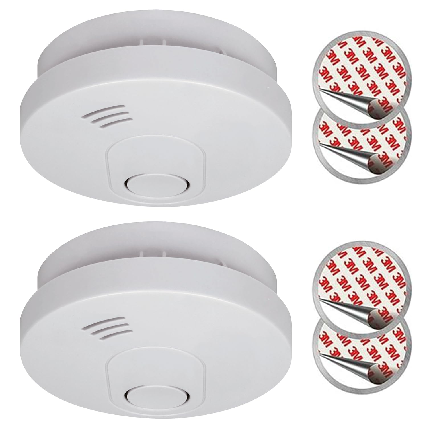 61Z64W4HQL._SY1500_.jpg ELRO FS1510 Rauchmelder-Set 2er mit 10-Jahre-Batterie – EN14604 zertifiziert – Bild 1