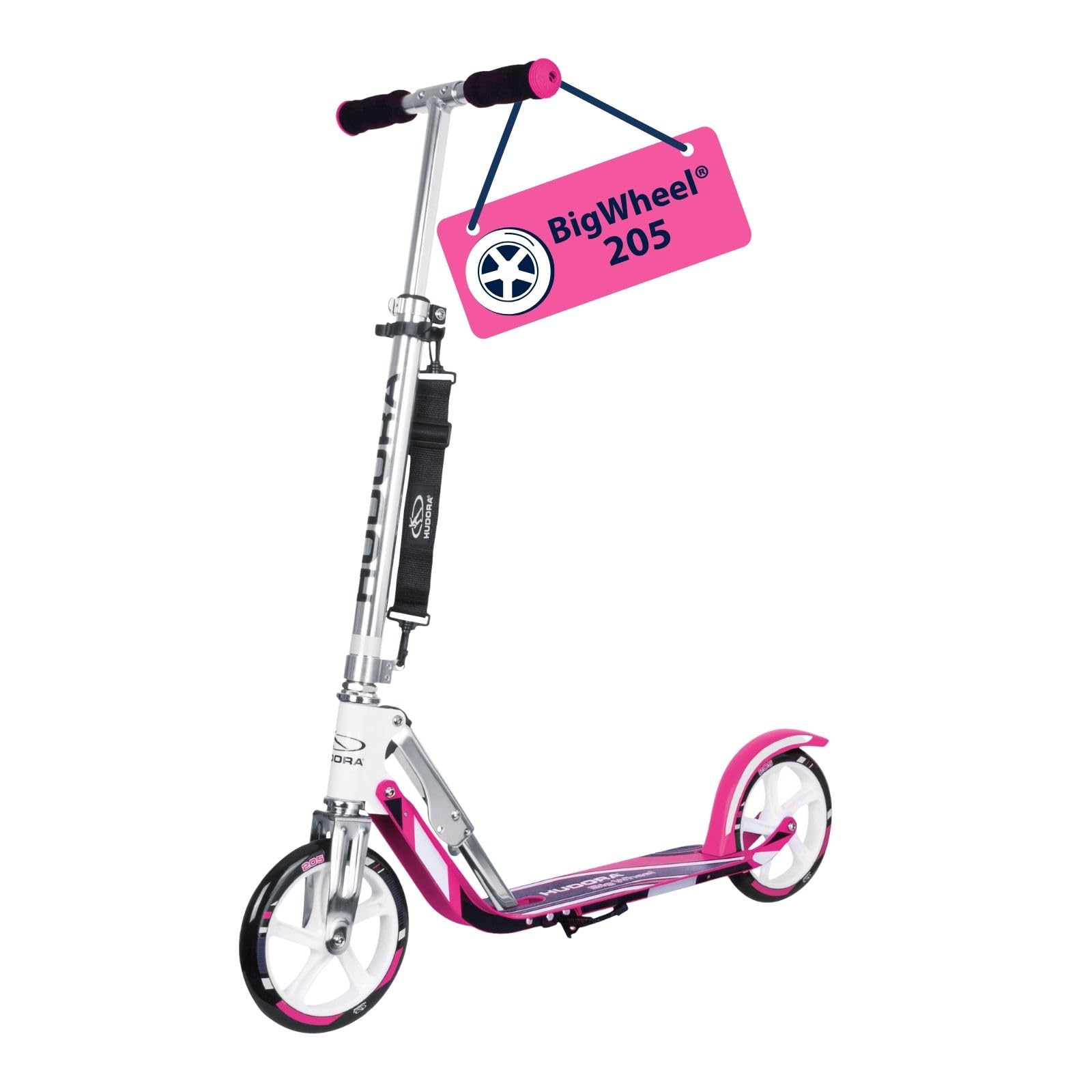 61ait0L-URL._SY1600_.jpg HUDORA BigWheel 205 Scooter – Aluminium-Tretroller höhenverstellbar bis 100kg – Bild 1