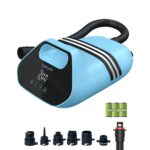 TOPUMP TPS300 Elektrische SUP Pumpe – 20 PSI Akku-Luftpumpe mit Schnellladung