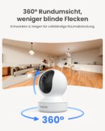 Reolink E1 4MP WLAN Überwachungskamera – 360° Auto-Tracking Indoor Kamera mit Babyphone-Funktion – Bild 5