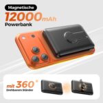 Eissix 12000mAh MagSafe Powerbank mit 22.5W USB-C Schnellladung – Magnetische Power Bank für iPhone – Bild 5