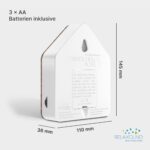 Zwitscherbox RELAXOUND ORIGINAL mit Bamboo Vollholzfront – Vogelgesang Soundbox für Entspannung – Bild 2
