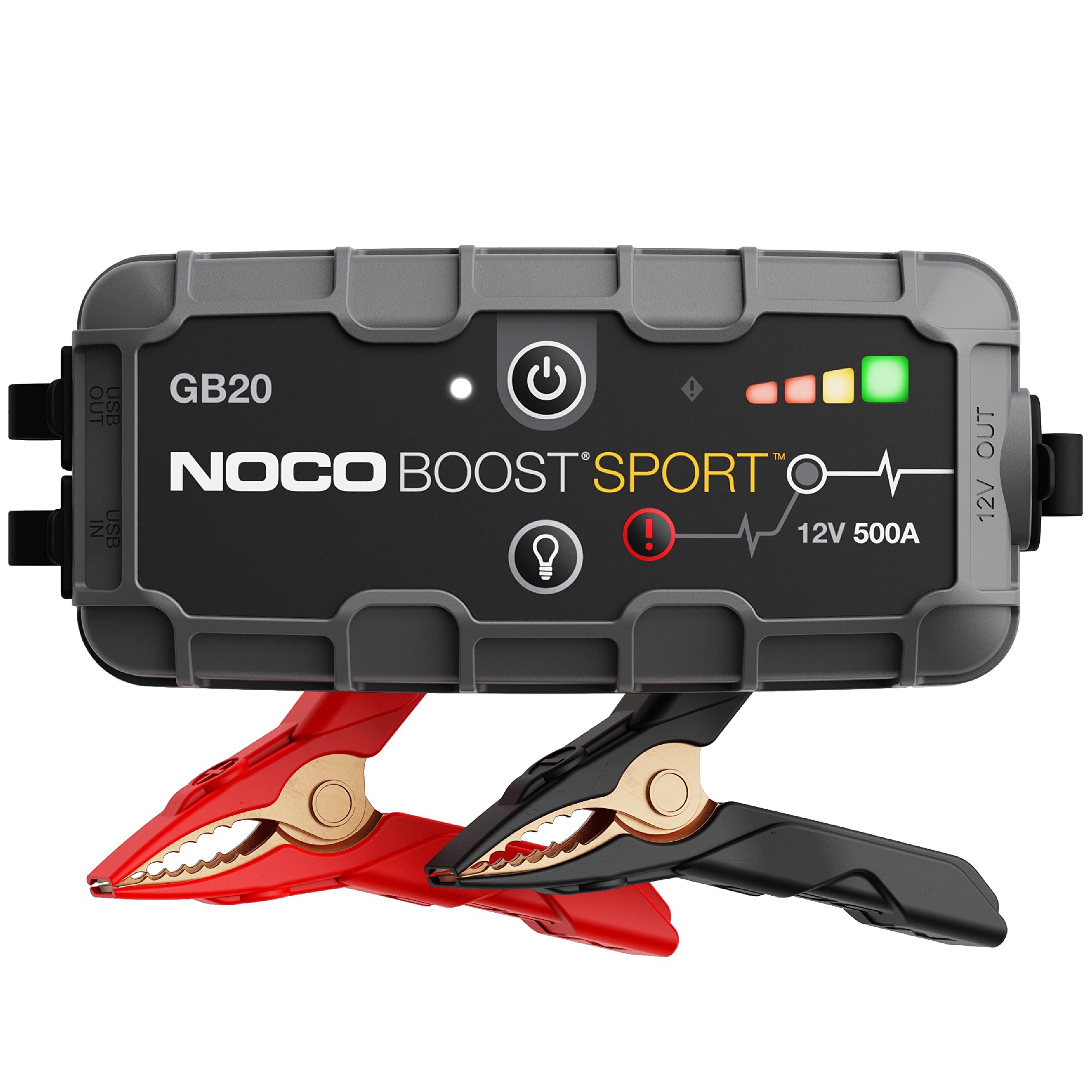 710itdcSGuL._SY2560_.jpg NOCO Boost GB20: 500A Lithium-Starthilfe mit UltraSafe – Powerbank & LED für 12V Fahrzeuge – Bild 1