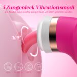 Gobeken 2-in-1 Klitoris Sauger & Brustwarzen Stimulator – 8 Saugmodi & 5 Zungenmodi – Bild 3
