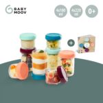 Babymoov Babybols Glassbehaelter Set – 8er Aufbewahrung & Gefrierboxen fuer Babybrei – Bild 4