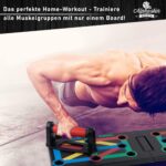 ALPHASKIN Liegestützbrett Set mit ergonomischen Griffen – 12-in-1 Push Up Board für Zuhause – Bild 5