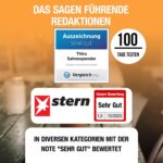 Thiru Sahnesyphon 500 ml mit 3 Edelstahltüllen – Profi-Sahnespender für Desserts & Espuma – Bild 3