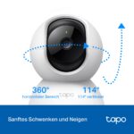 Tapo C200P2 WLAN Überwachungskamera 2er Set – 1080P mit 360° Schwenk für Innenräume – Bild 5