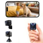javiscam 4K Mini Überwachungskamera mit 2800mAh Akku – WiFi Innenkamera mit Nachtsicht