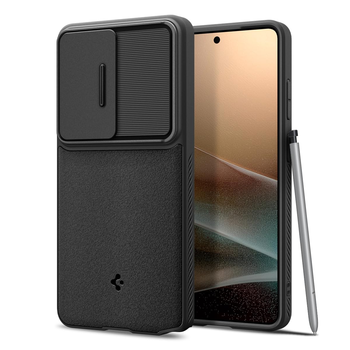 71CUtanbGnL._SY1200_.jpg Spigen Optik Armor Samsung Galaxy S26 Ultra Hülle – Kamera-Schutz mit Air Cushion, Schwarz – Bild 1