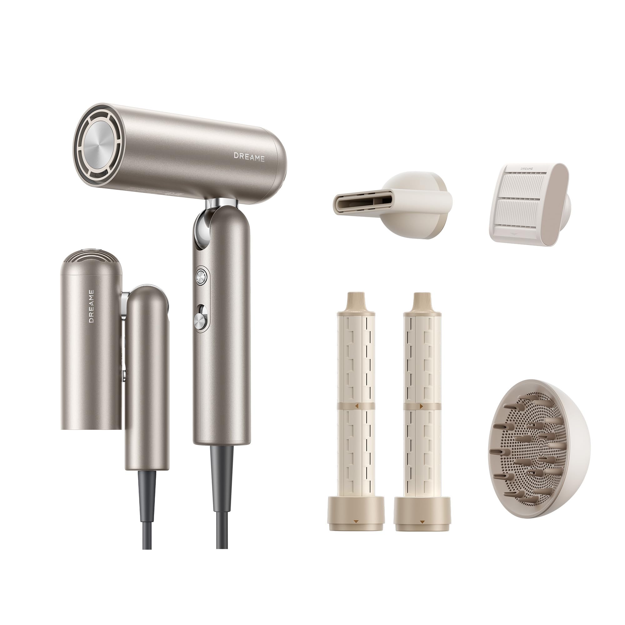 71Db-qMCPL._SY2000_.jpg dreame Pocket Pro Reiseföhn mit 110.000 U/min Motor & negativen Ionen – Kompakter Haartrockner, 300 g, faltbar – Bild 1