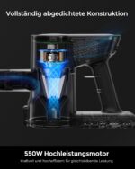 VACTechPro F02 Lite Akku Staubsauger 550W/50kPa – Kabellos mit 8-stufigem Filtersystem – Bild 6