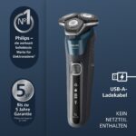 Philips Shaver 5000 – Elektrischer Rasierer mit SkinIQ Technologie & PowerAdapt Sensor – Bild 2