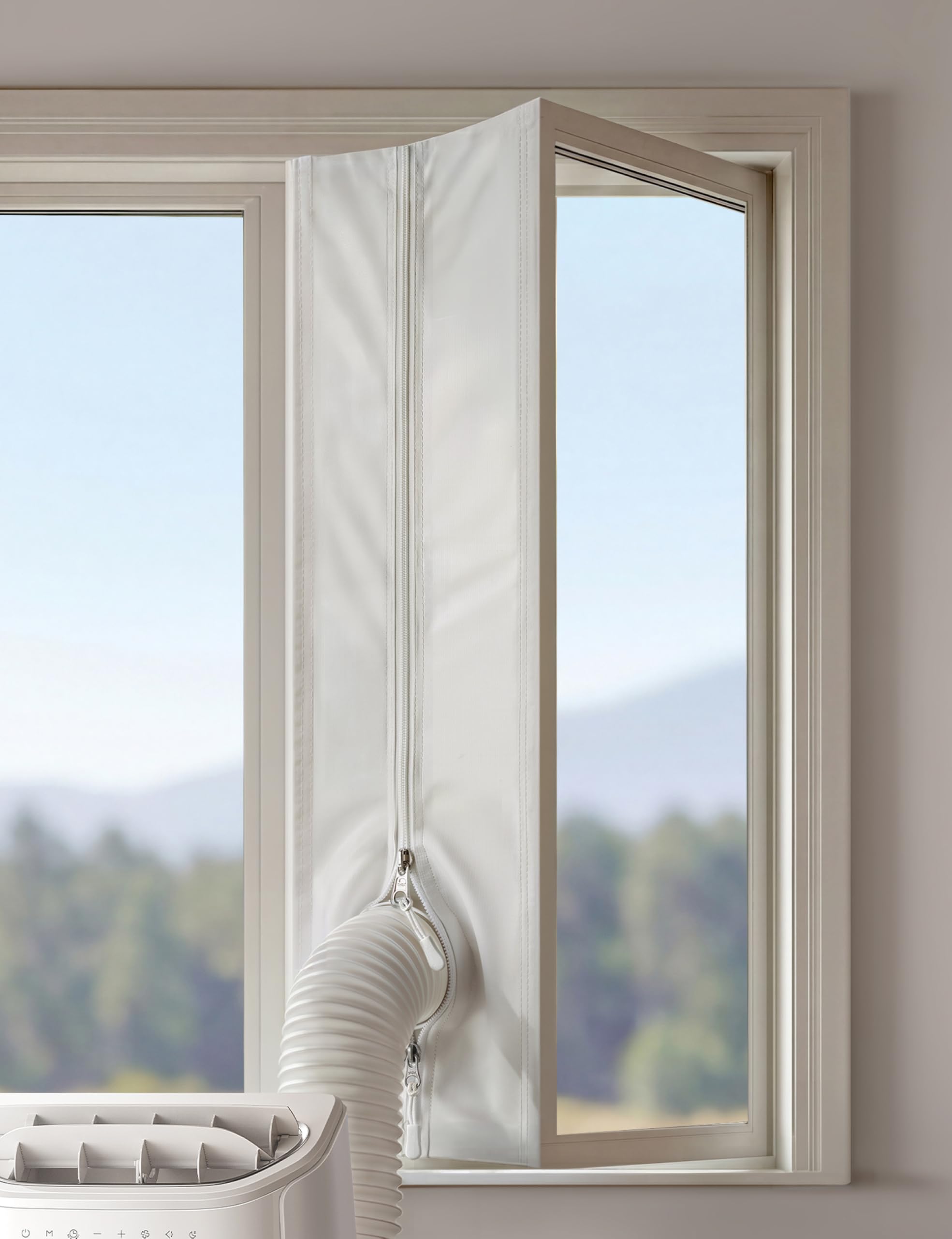 71F4Pf73FSL._SY2560_.jpg DREO 400cm Fensterdichtung für Klimaanlage – Sichere Abdichtung ohne Bohren – Bild 1