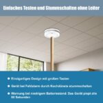 XINDUM Rauchmelder 4er Set – 10 Jahre Batterie, TÜV-zertifiziert, ohne Bohren – Bild 7
