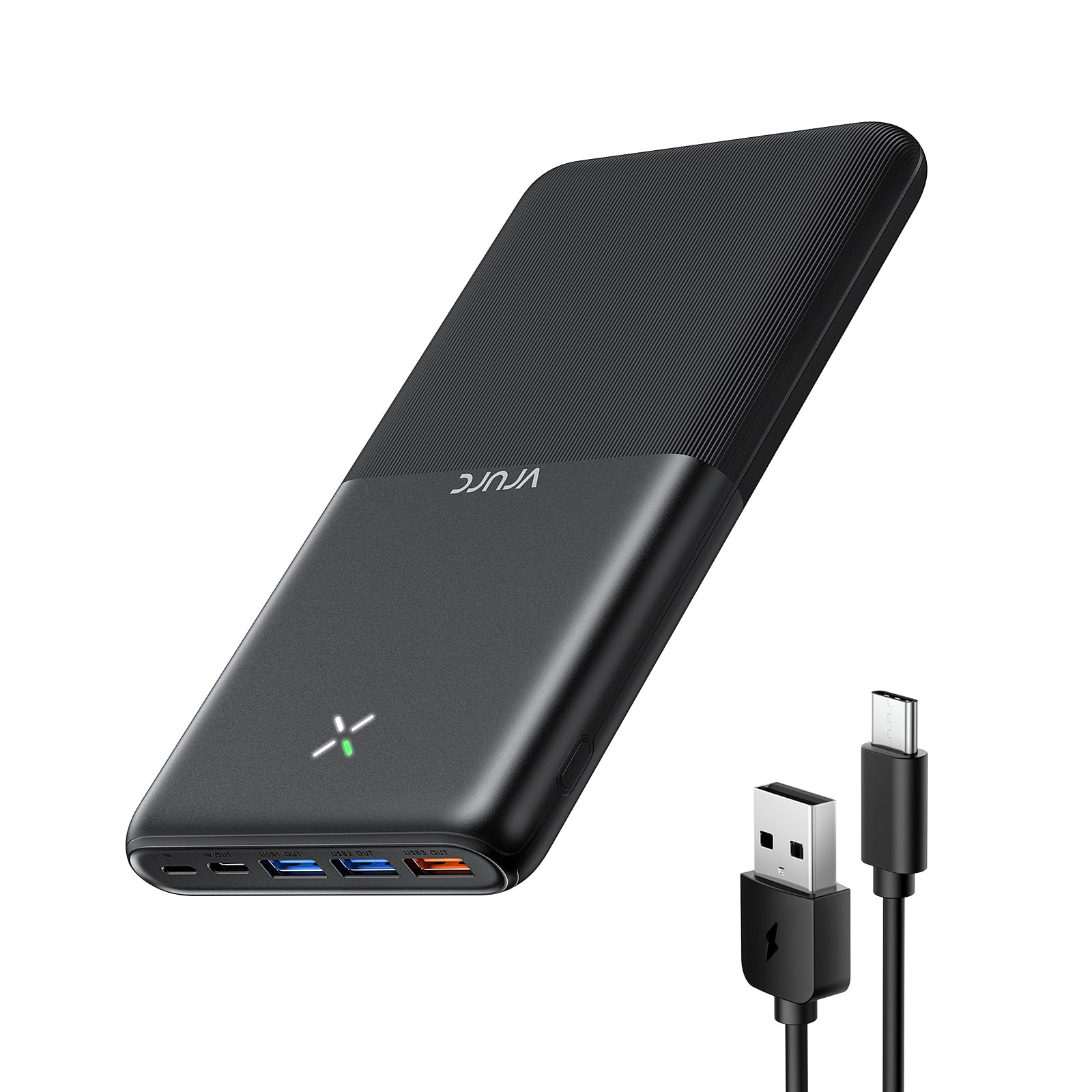 71HbOppohKL._SY1600_.jpg VRURC Powerbank 30000mAh mit 22.5W Schnellladung – 4 Ausgänge für simultanes Laden – Bild 1
