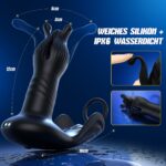 Tagnaff Prostata-Stimulator mit Penisring – 4in1 Analplug mit 9x9 Modi & APP-Steuerung – Bild 4