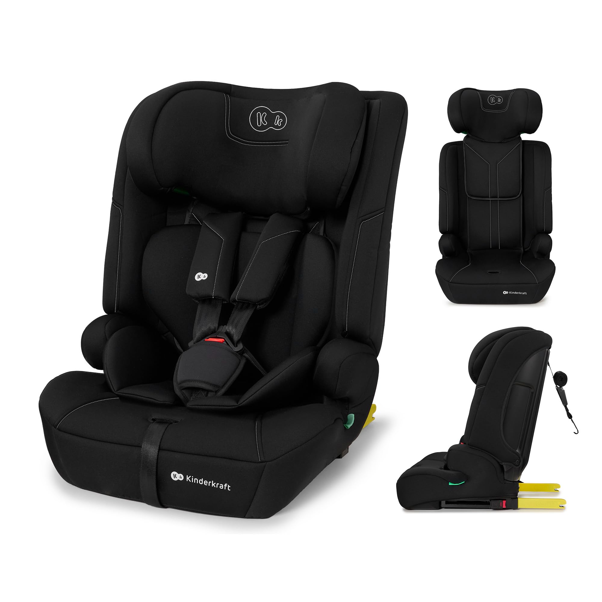 71N2Ysb3koL._SY2000_.jpg Kinderkraft SAFETY FIX 3 PRO Kindersitz 9-36 kg – Mitwachsender Autositz mit ISOFIX & Top Tether – Bild 1