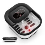 COMFIER Fussbadenanalyse mit Heizung & Massage – Shiatsu-Fussbadenanalyse mit Blasenmassage