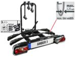EUFAB AMBER 3 Fahrradträger für Anhängerkupplung – E-Bike geeignet, 3 Fahrräder – Bild 2