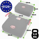 BubbleBum Teleport Reise-Kindersitzerhöhung i-Size R129 – Faltbar & Tragbar für Kinder 5-12 Jahre – Bild 2