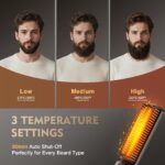 VIKICON Bartglätter – Elektrische Bürste mit Ionenpflege für perfektes Styling – Bild 2
