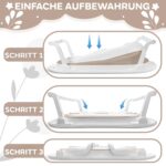 XXL Faltbare Babywanne FawnsLife – Platzsparend mit Sitz & Wassereimer für Neugeborene – Bild 5