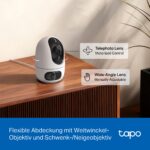Tapo C245D Dual-Kamera 2K – Dual-Objektiv Überwachung mit kostenloser KI-Erkennung – Bild 5