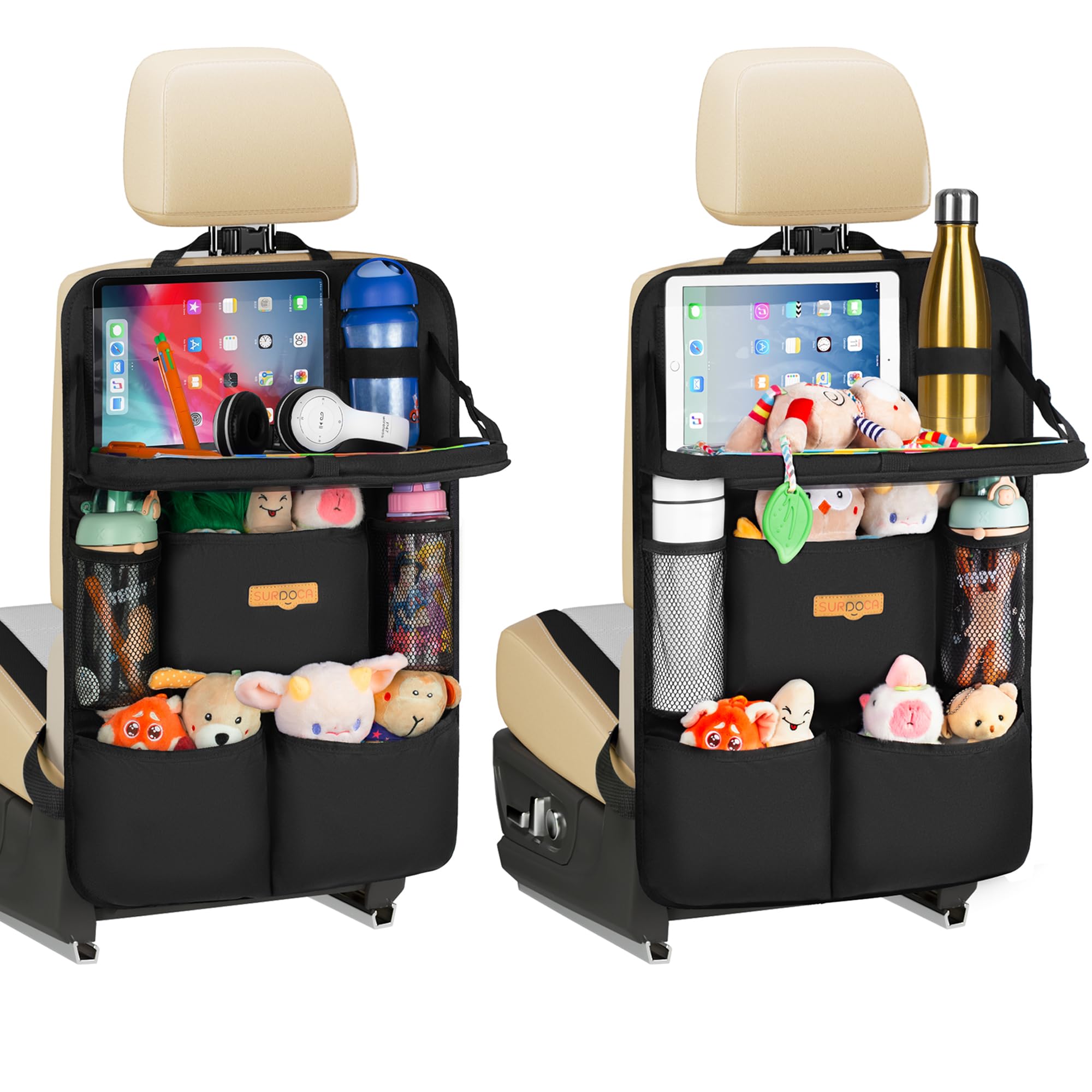 71S-XSNtAnL._SY2000_.jpg SURDOCA Auto Organizer Kinder mit Klapptisch – Rücksitz Organizer für Reisen – Bild 1