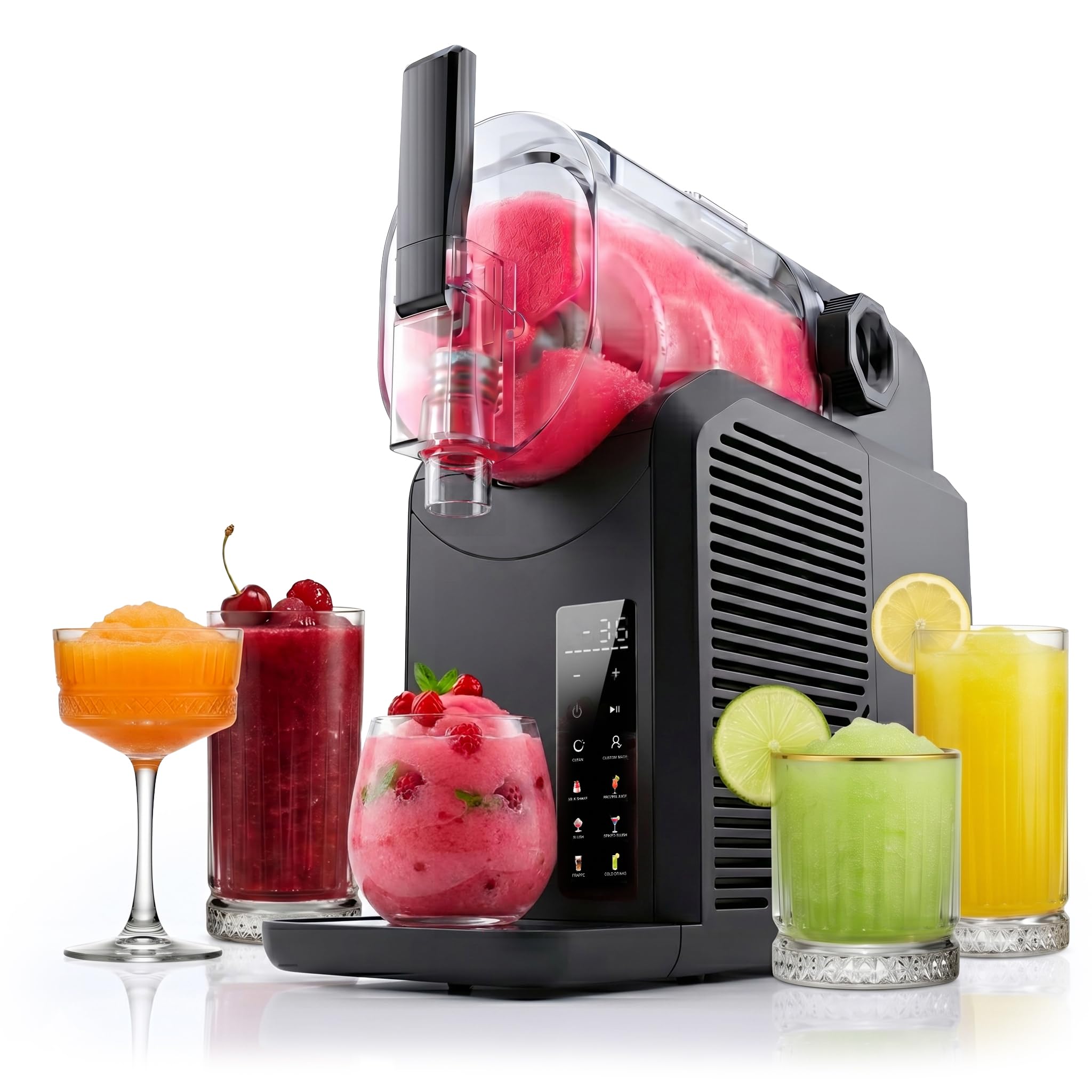 71TU5H3OzCL._SY2048_.jpg Seeger SuperSlush 2L Slush Maschine – 7 Programme & InstantFreeze 15 Min Technologie – Bild 1